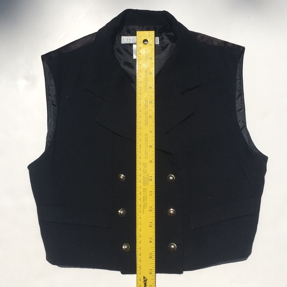 The Limited wool blend black vest size extra small - Picture 6 of 7